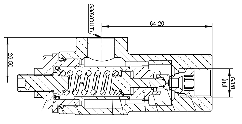 pressure relief valve for water pump SVW 30